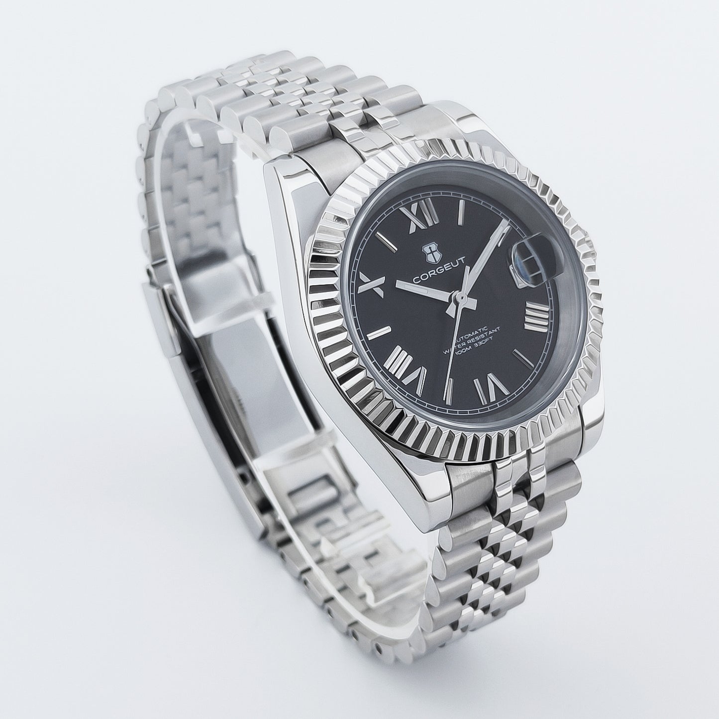 High Quality Corgeut Factory Dates Just 36mm 39mm Sapphire Glass Luminous Diver Automatic NH35 Movement Luxury Men Mechanical Watch