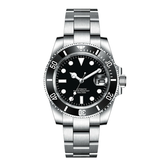 Custom watches Luxury Sapphire MIYOTA/NH35 Automatic Wristwatch Mechanical Mens Watch Sterile Dial Ceramic 10Bar Lume Male Clock