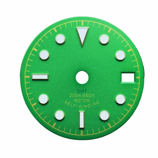 Field Watch Dial with Mixed Arabic and Baton Indices for NH35 & NH34