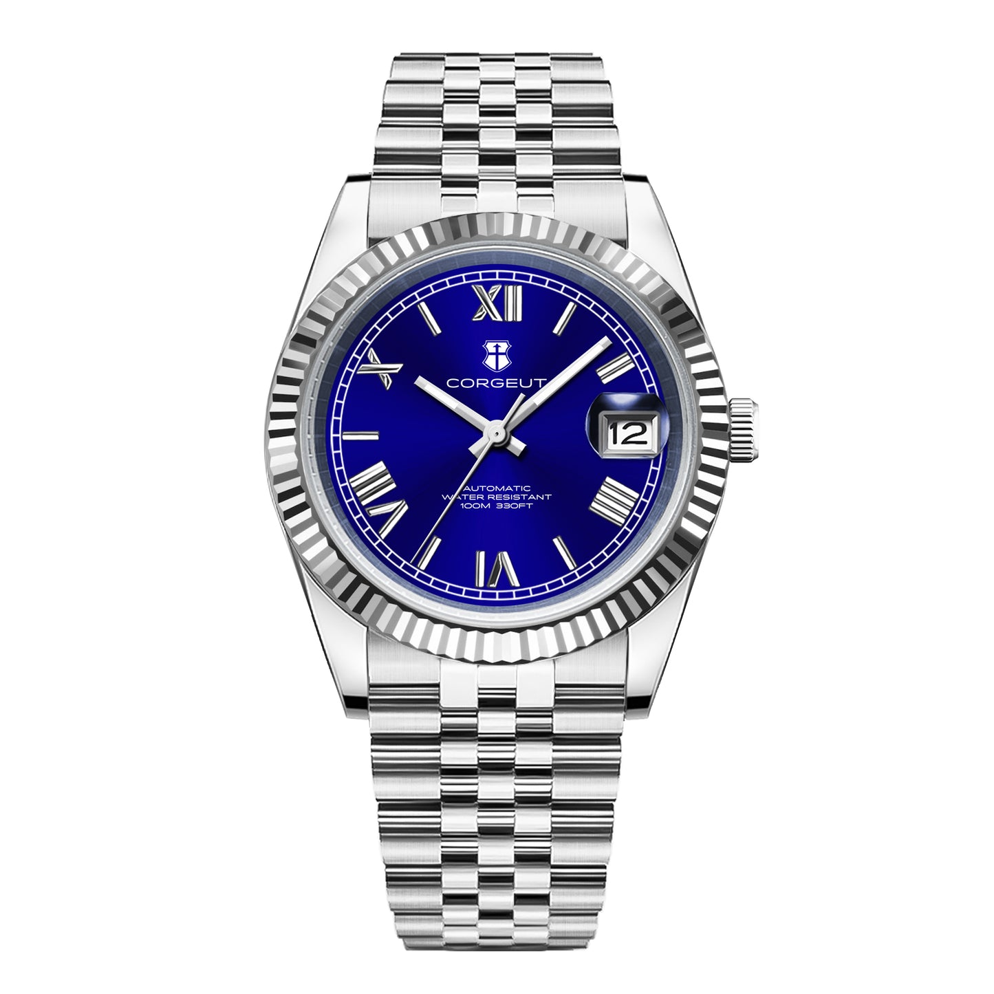 High Quality Corgeut Factory Dates Just 36mm 39mm Sapphire Glass Luminous Diver Automatic NH35 Movement Luxury Men Mechanical Watch