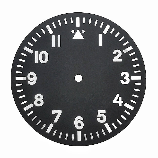 Vintage Field Watch Dial with Arabic Numerals and Custom Logo Option for 8215 & NH35
