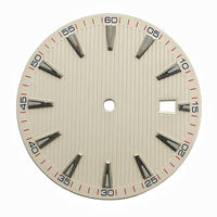 Sunray Dress Watch Dial with Applied Baton Indices for NH35 & 8215