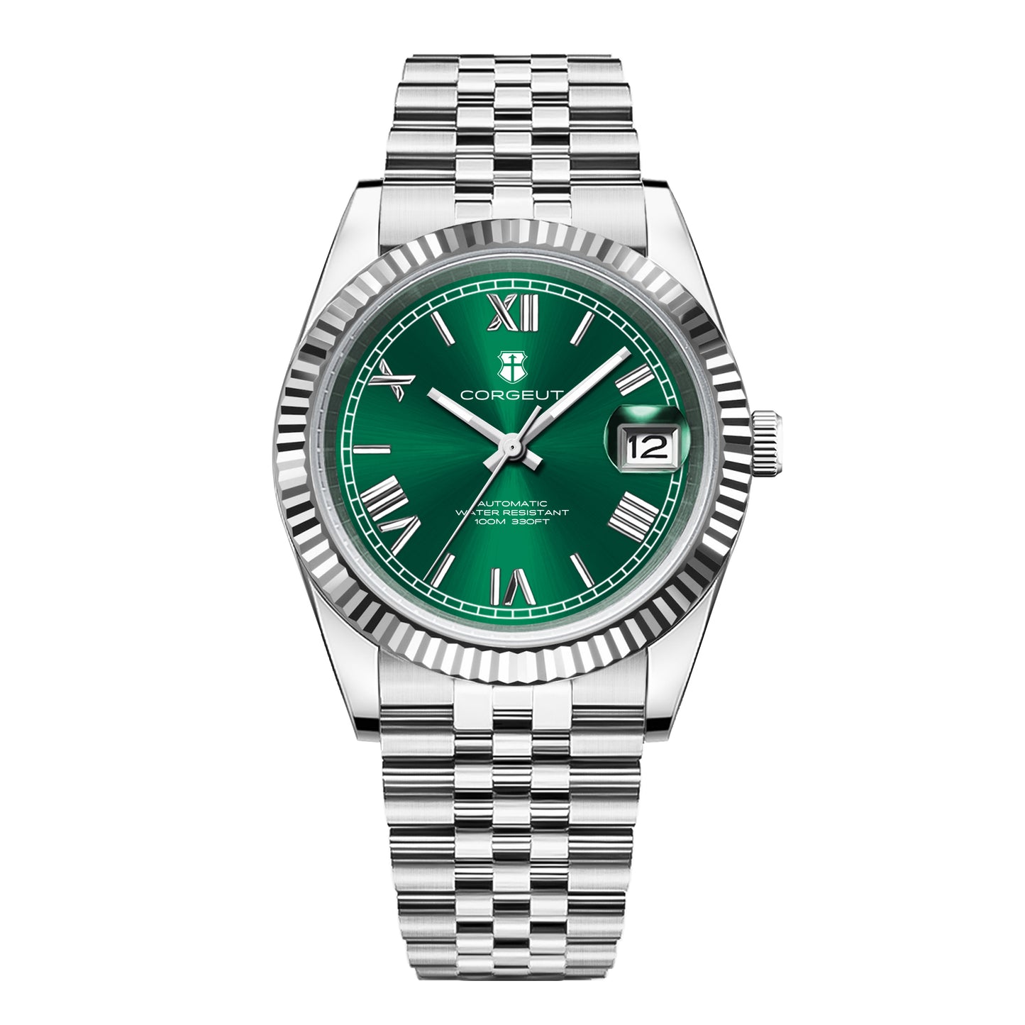 High Quality Corgeut Factory Dates Just 36mm 39mm Sapphire Glass Luminous Diver Automatic NH35 Movement Luxury Men Mechanical Watch