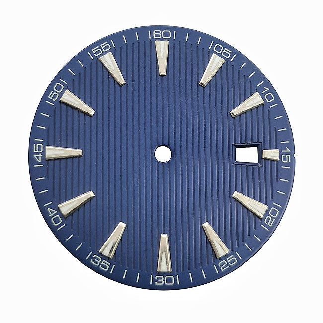Sunray Dress Watch Dial with Applied Baton Indices for NH35 & 8215