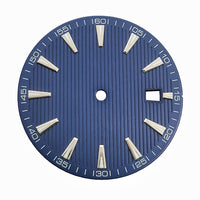 Sunray Dress Watch Dial with Applied Baton Indices for NH35 & 8215