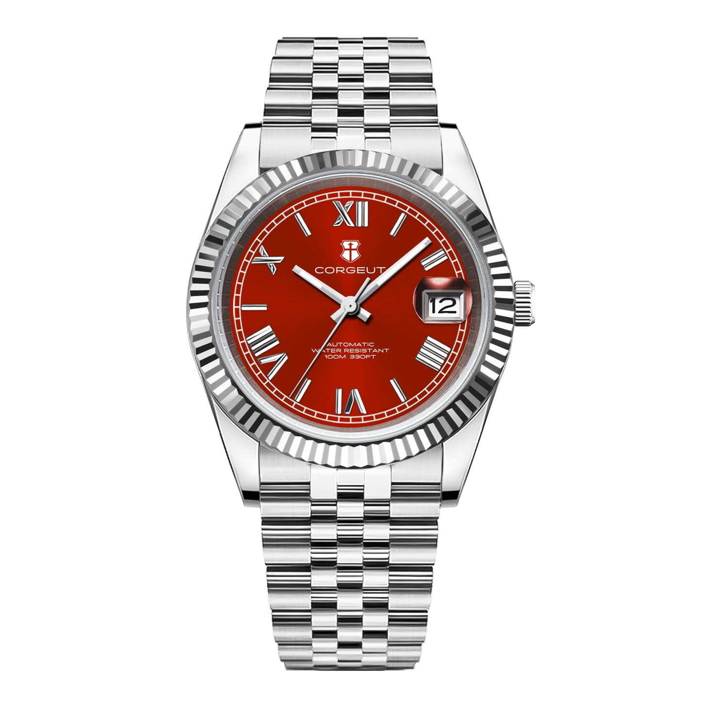 High Quality Corgeut Factory Dates Just 36mm 39mm Sapphire Glass Luminous Diver Automatic NH35 Movement Luxury Men Mechanical Watch