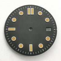 Vintage Diver Dial with Arabic Numerals and Baton Indices for 8215 & NH35