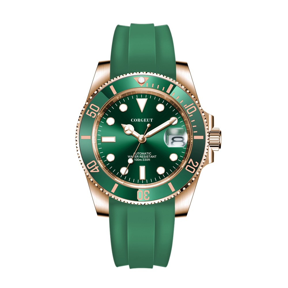 Corgeut 6001G Rubber Automatic Watch - view 2