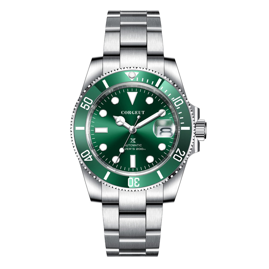 Corgeut 6001G Submariner Automatic Watch - front view