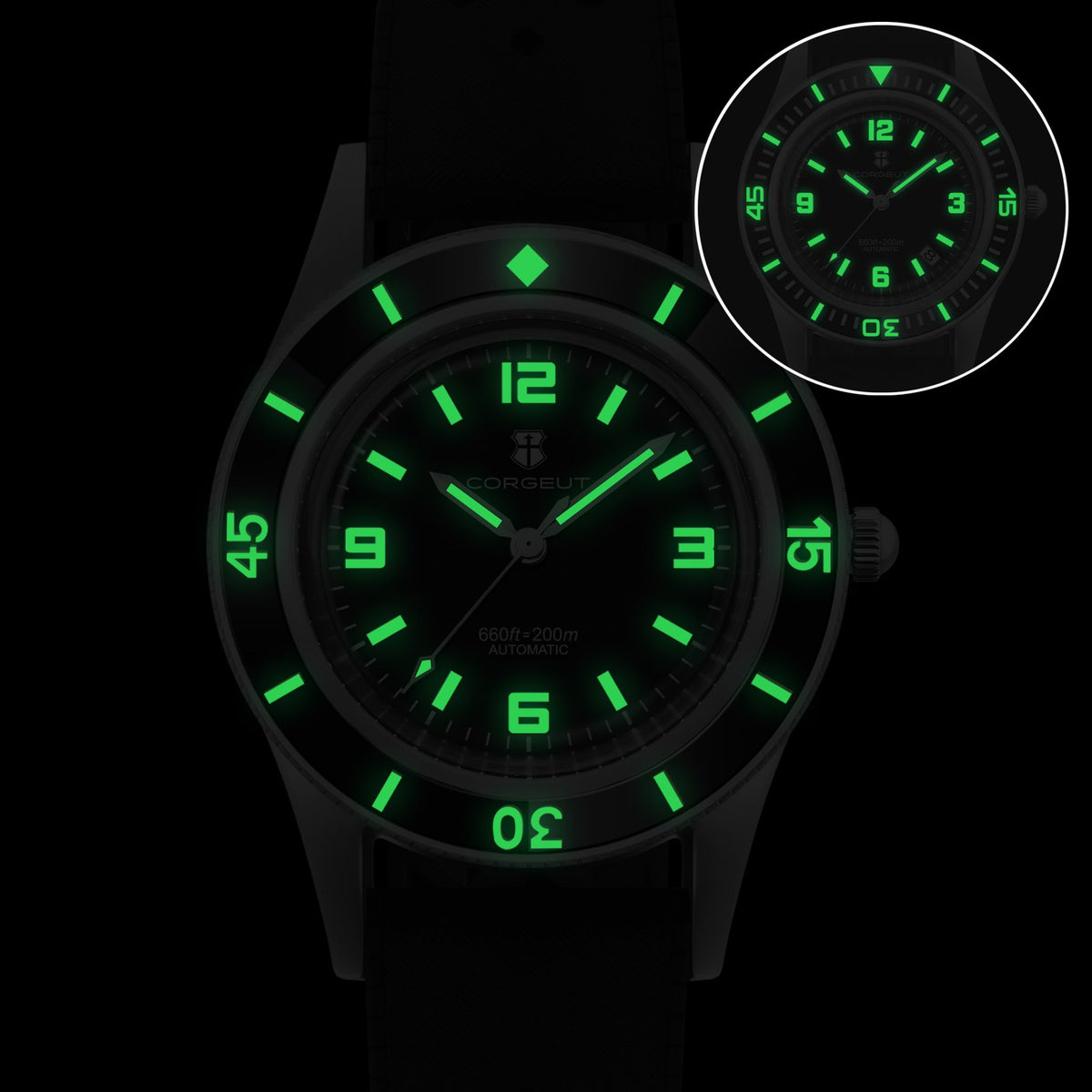 Corgeut 6007 Diver Automatic Watch - view 17