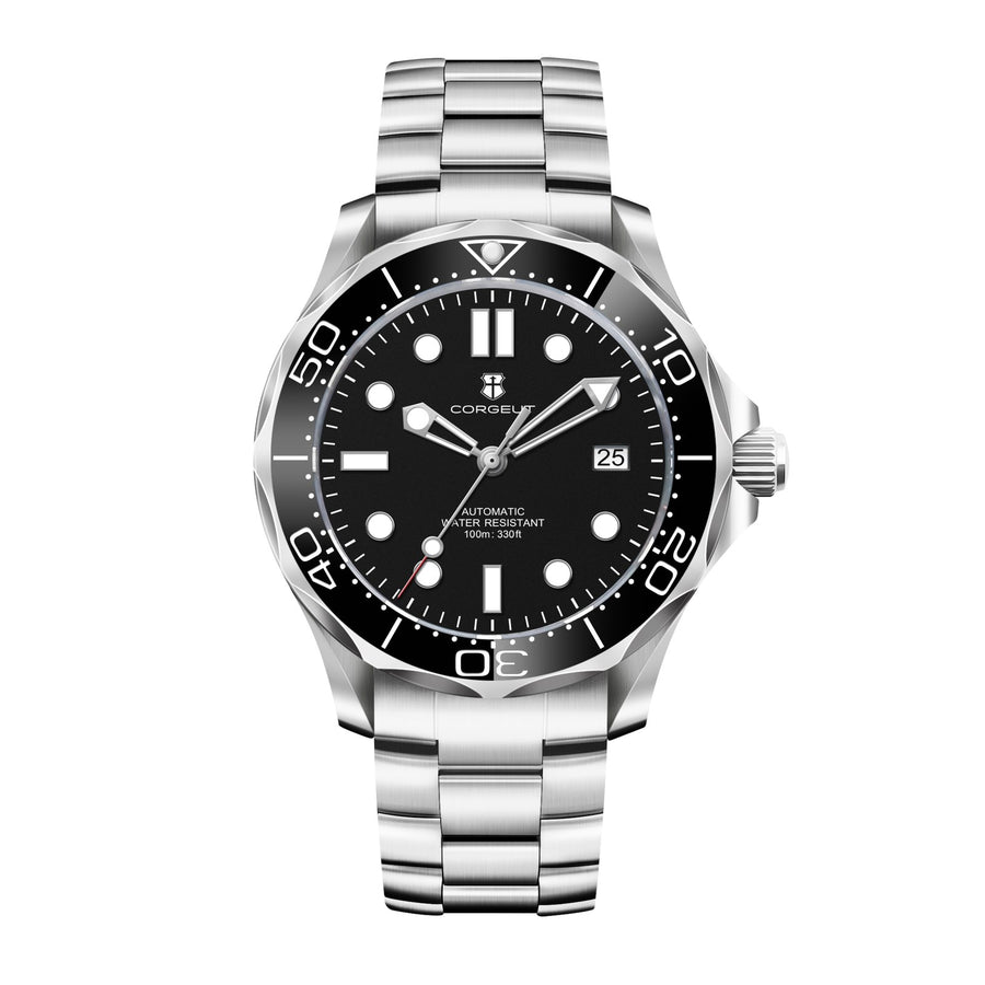 Corgeut 6008 Diver Automatic Watch - front view