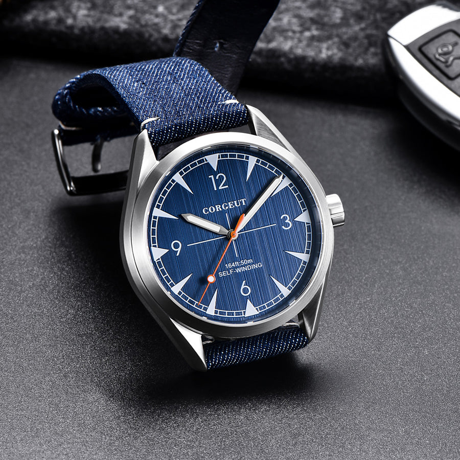 Corgeut 6010 Leather Automatic Watch