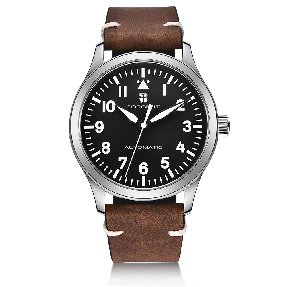 Corgeut 6011 Leather Automatic Watch
