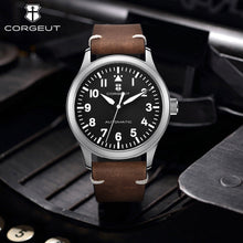 Corgeut 6011 Leather Automatic Watch