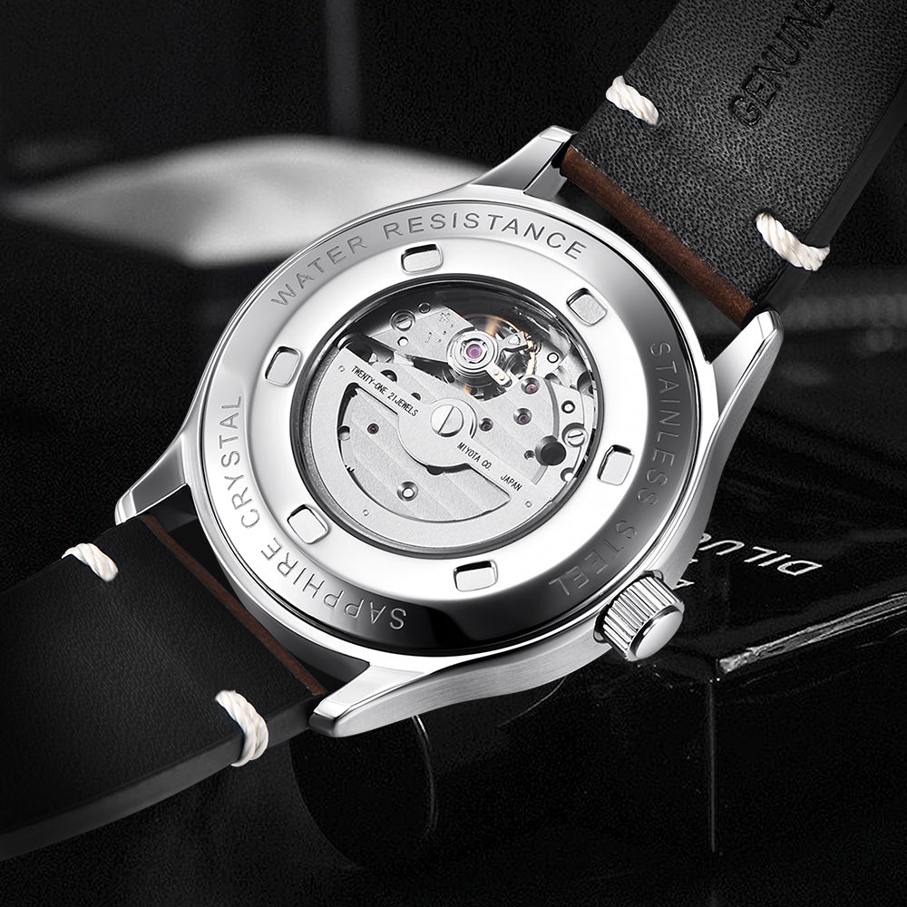 Corgeut 6011 Leather Automatic Watch