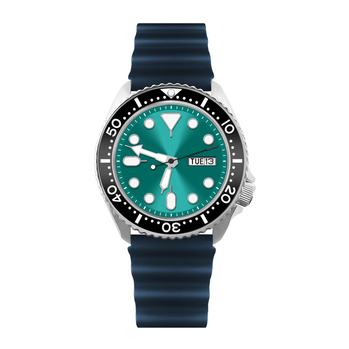 Corgeut 6012G Steel Steel Bracelet Automatic Watch