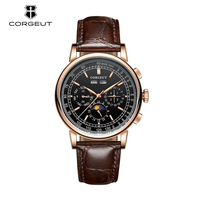 Corgeut 6016 Multifunction Automatic Watch - view 5