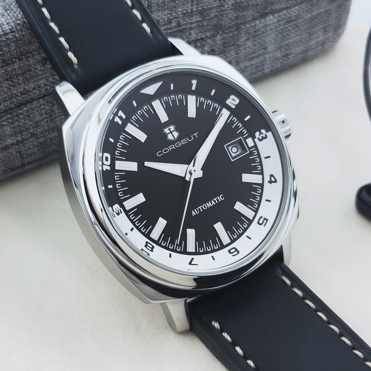 Corgeut 6018 Cushion Automatic Watch - view 13