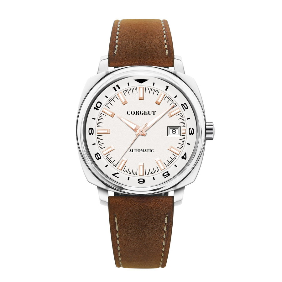Corgeut 6019 Cushion Automatic Watch - front view