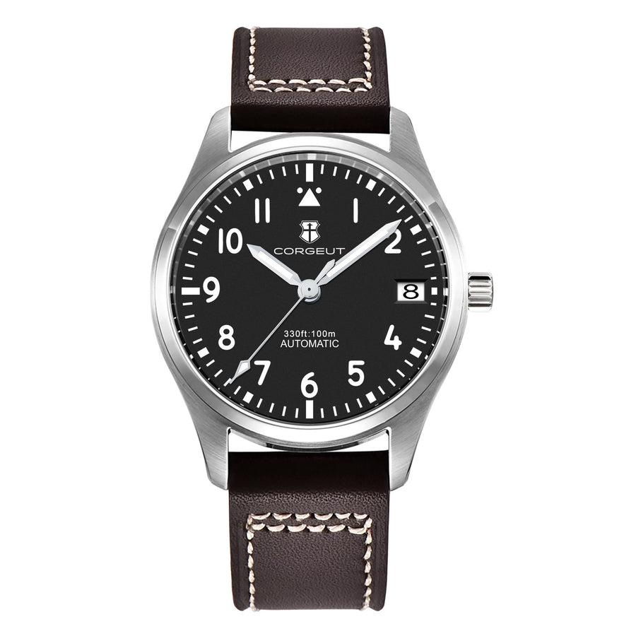 Corgeut 6026 39mm Automatic Watch - front view