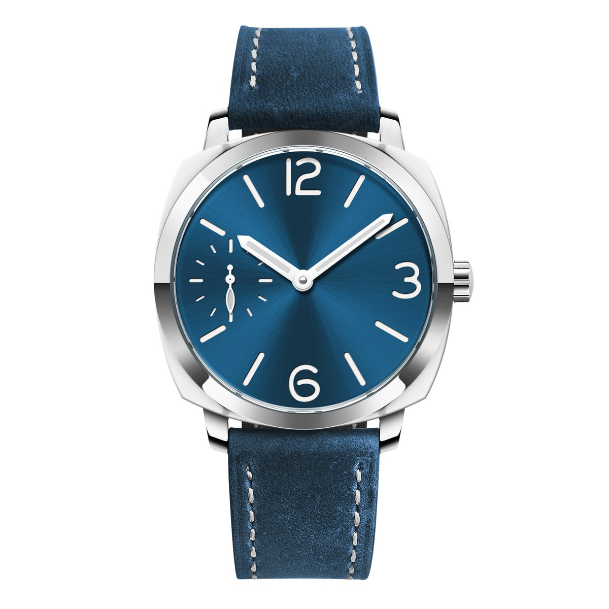 Corgeut 6029 Cushion Small Seconds Hand-Wound Mechanical Watch - view 3