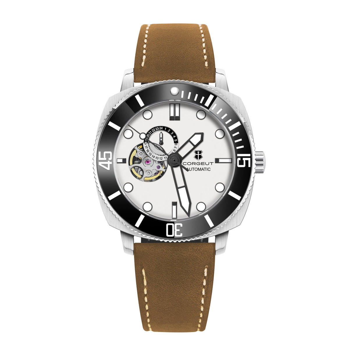 Corgeut 6030 Open-Heart Diver Automatic Watch - view 3
