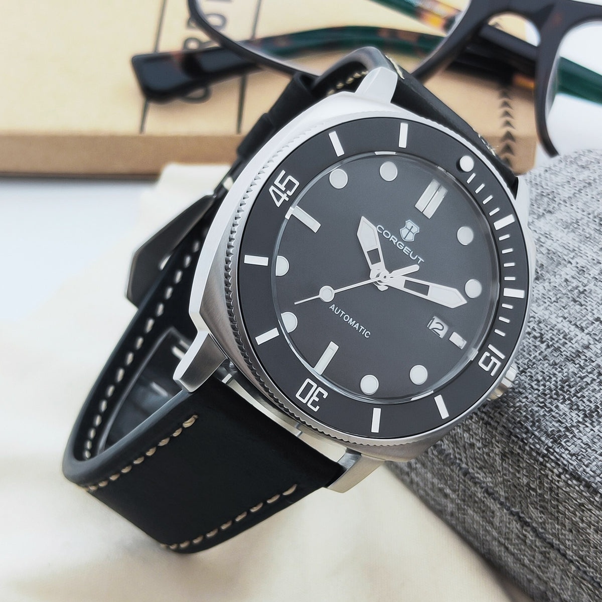 Corgeut 6030 Open-Heart Diver Automatic Watch - view 19