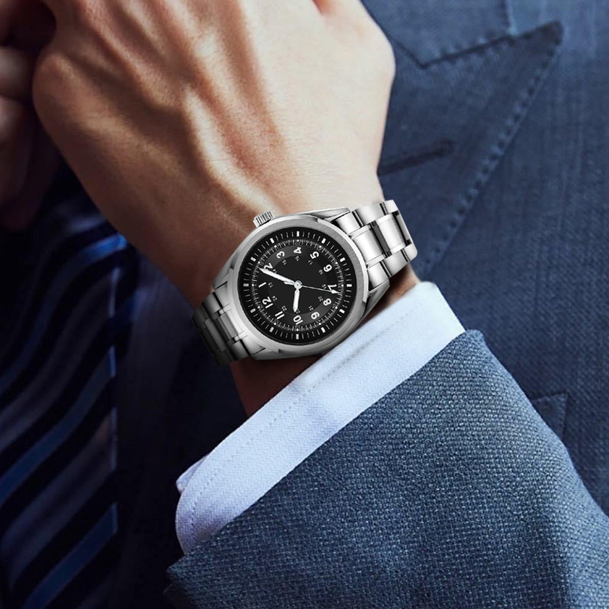 Corgeut 6031 GMT Pilot Automatic Watch - view 14