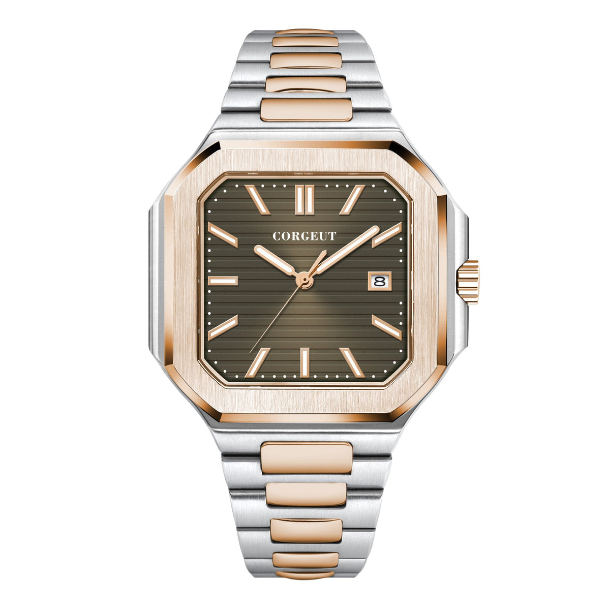 Corgeut 6032 Square Automatic Watch - view 6