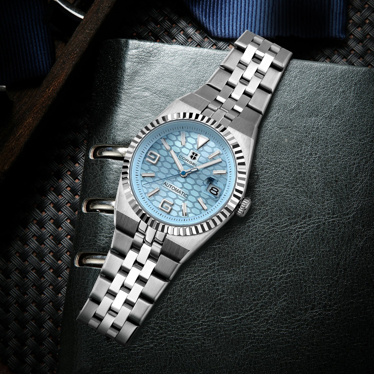 Corgeut 6033 Fluted Automatic Watch - view 9