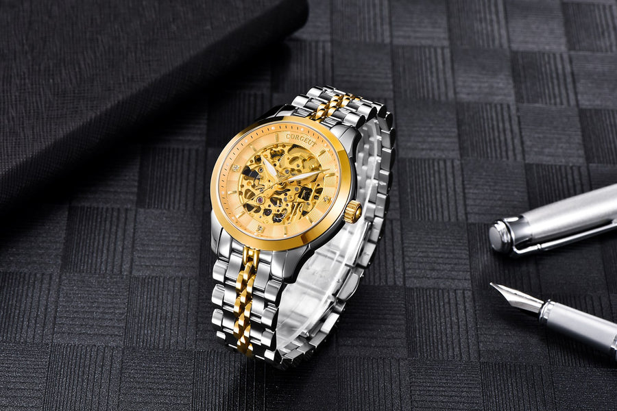 Corgeut 6639 Dress Automatic Watch - front view