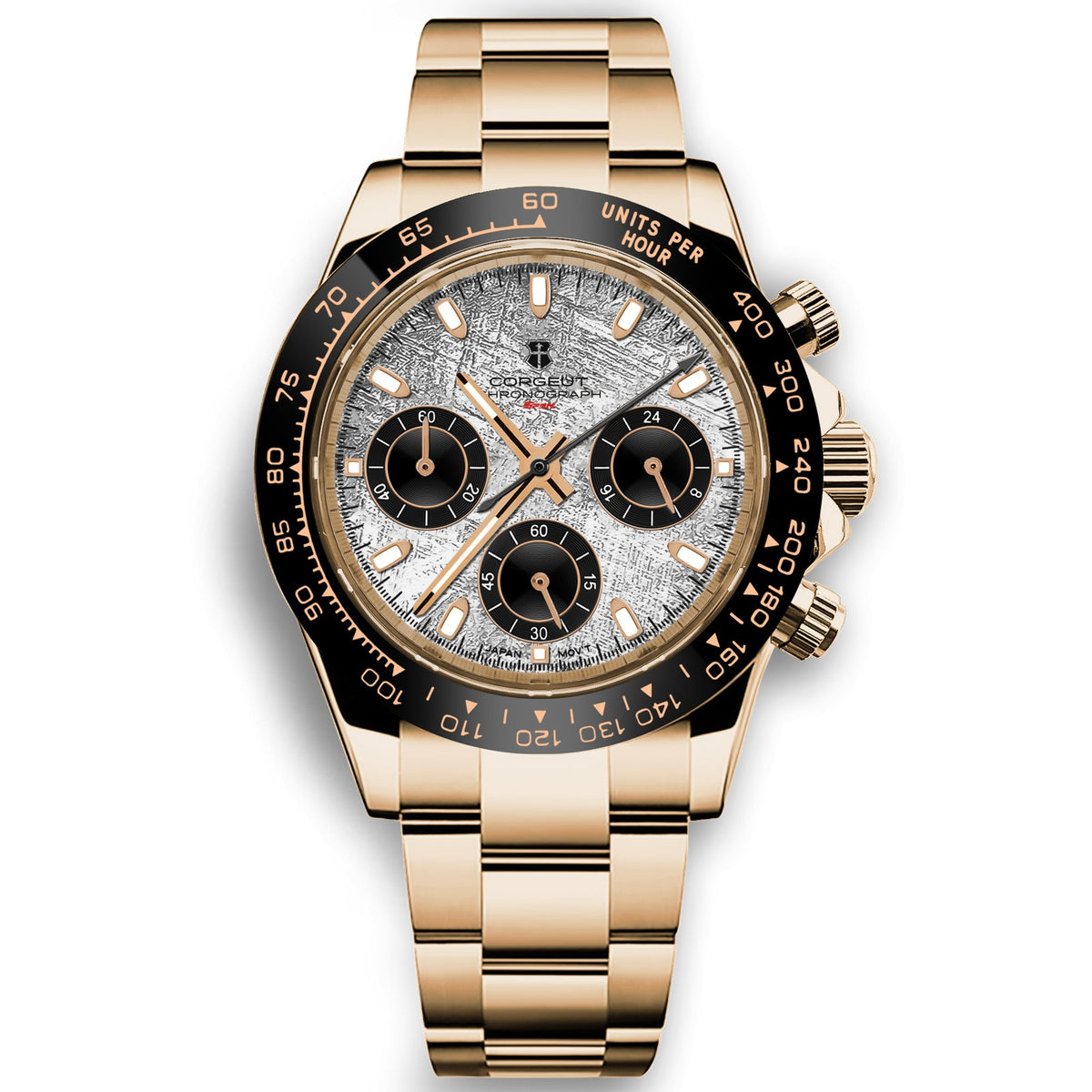 Corgeut 9002 Daytona Chronograph Quartz Watch - view 15