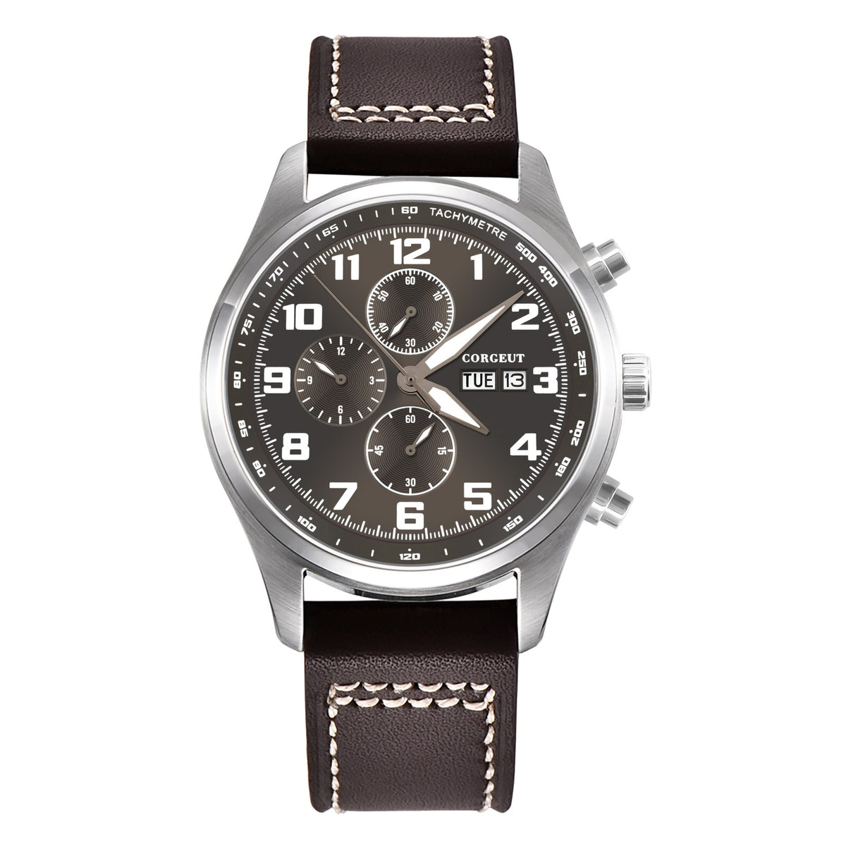 Corgeut 9003 Chronograph Quartz Watch - view 7