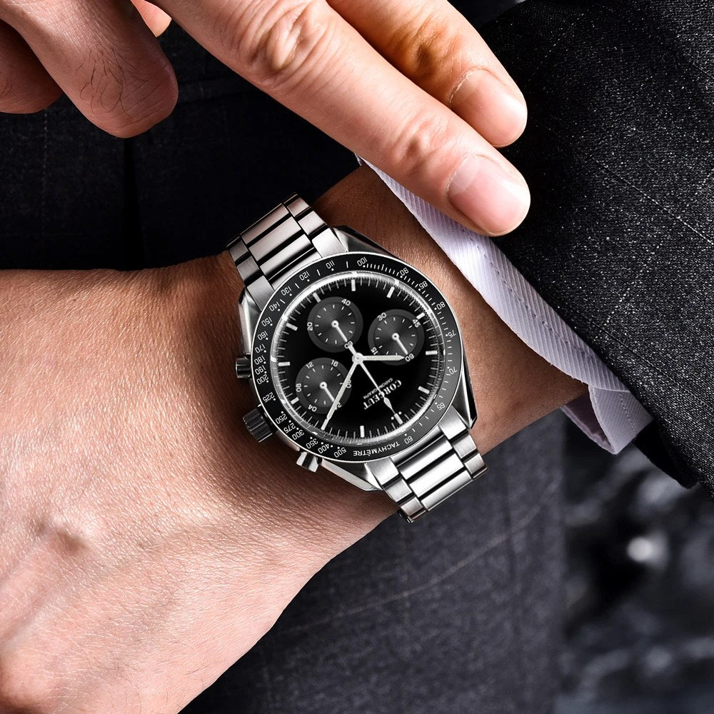Corgeut 9005 Chronograph Quartz Watch - view 12