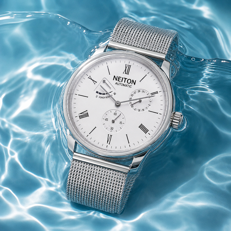 High-resolution image of an underwater watch