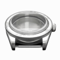 OEM 39mm GMT watch case with an easily sloped front profile.