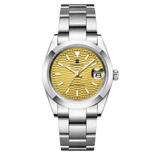 Corgeut 6002G Steel Leather Automatic Watch