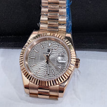 Corgeut 6002G Rose Gold Fluted Bezel President Automatic Watch