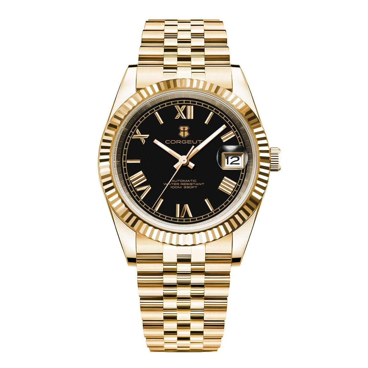 Corgeut 6002G Gold Jubilee Automatic Watch