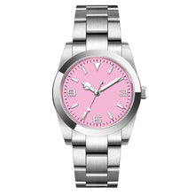 Corgeut 6002G Steel Slanted Bezel Matte Leather Automatic
