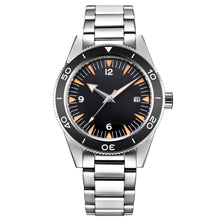 Corgeut 6013 Steel Black Bezel Steel Bracelet Automatic