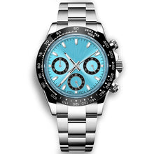 Corgeut 9002 Steel Black Bezel Steel Bracelet Quartz Watch