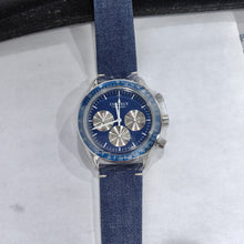 Corgeut 9005 Steel White Eye & White Hands Leather Quartz Watch