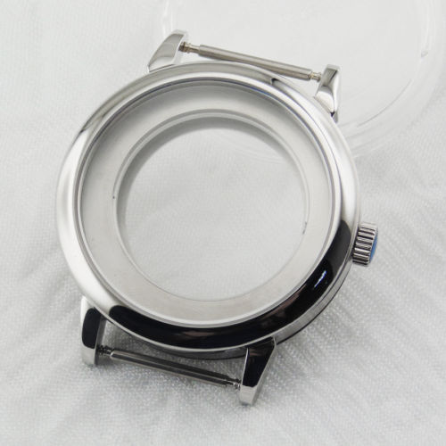 40mm Sapphire Glass watch Case Fit DG2813/3804,Miyota 82 Series 